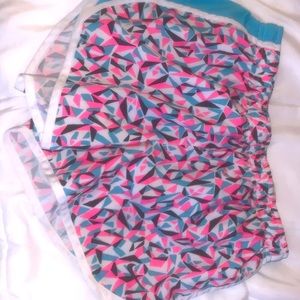 nike blue and pink shorts